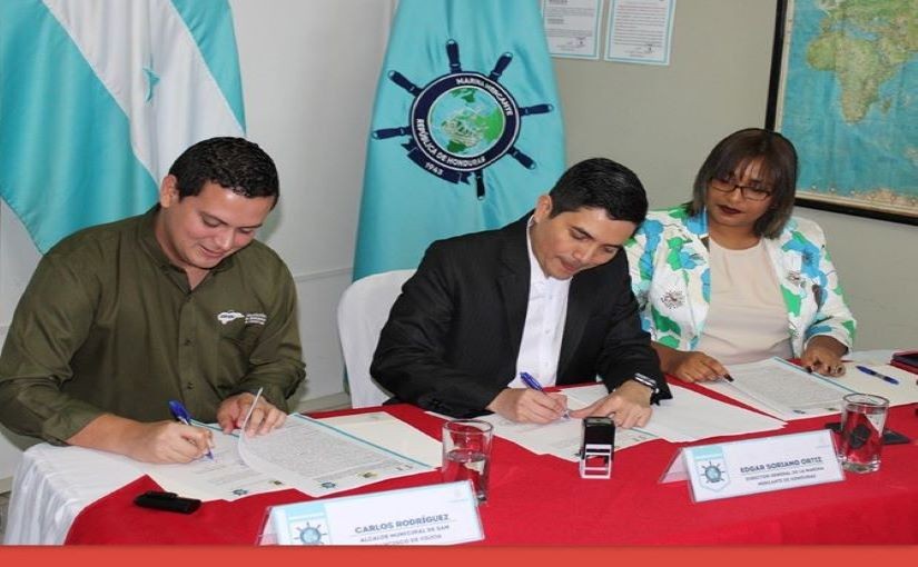 Neue Kooperation: Fundacion AHLE, Marina Mercante de Honduras, Municipalidad San Francisco de Yojoa